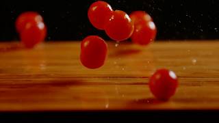 Water Splash Vegetables Slow Motion 4K NRTC GROUP [upl. by Noval871]