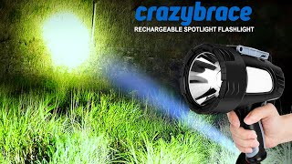 Rechargeable Spotlight Flashlight  Turn Night Into Day 2499 [upl. by Kaazi]