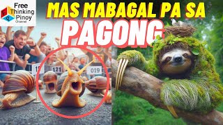 Ubod ng KUPAD ang mga Hayop na ito 😂 Slowest Animals [upl. by Suter]