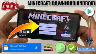 minecraft free download  how to download minecraft free in mobile [upl. by Cadmarr]