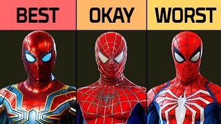 Ranking ALL 47 SpiderMan Suits In SpiderMan PS5 From WORST To BEST Tier List [upl. by Eoz]