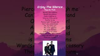 Depeche Mode  Enjoy the Silence Lyrics shorts [upl. by Saidee423]