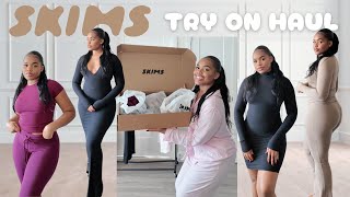 ULTIMATE SKIMS TRY ON HAUL  LOUNGEWEAR amp DRESSES [upl. by Nabila]