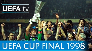 1998 UEFA Cup final highlights  InterLazio [upl. by Myrta]