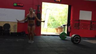 Célia gabbiani Wod 1 alpha games 2017 [upl. by Marie]