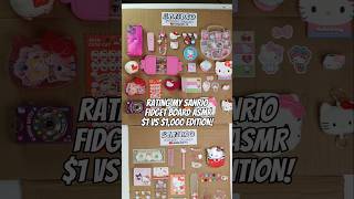 1000 sanrio fidget board asmr fidgetasmrdiycraftsanriohellokitty fypkuromi shorts [upl. by Castro]