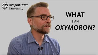 quotWhat is an Oxymoronquot A Literary Guide for English Students and Teachers [upl. by Ladiv]