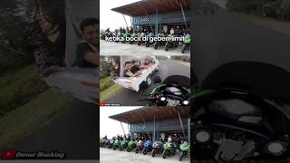 BOCIL DI GEBER LIMIT ZX25R ninja250fi knalpotzx25rpalingberisik motovlog [upl. by Suolkcin]