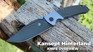 Kansept Hinterland Folding Knife 5Minute Review  Jimping w Jacrispy [upl. by Ezequiel]