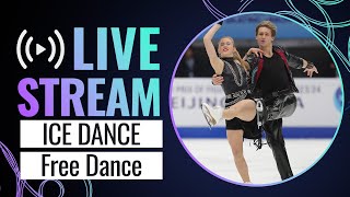 LIVE  Ice Dance Free Dance  ISU World Junior Championships  Taipei City 2024  FigureSkating [upl. by Mittel553]