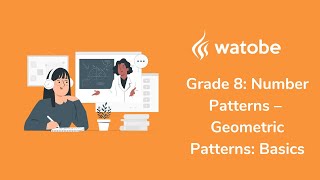 Grade 8  Number Patterns geometric patterns basics [upl. by Sawyor]