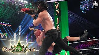 Roman Reigns vs Brock Lesnar Crown jewel 2021 Full Match wwe romanreigns brocklesnar [upl. by Blossom]