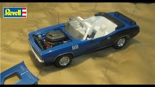 Revell 124 71 Hemi Cuda Convertible Conversion [upl. by Frost]