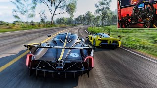 Most Intense Goliath Ever  Forza Horizon 5  Steering Wheel gameplay [upl. by Adnawal]