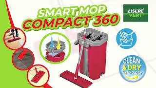 Balai et seau écologique Smart Mop Compact 360 [upl. by Eniarral]