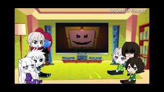 Gachalife UnderTale Reaction to Down to the bone MineCraft Anmation [upl. by Oiliruam]