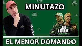 EL MENOR NOS DEJÓ ESTE MINUTAZO EN LIGA BAZOOKA elmenor chile freestyle escritas ligabazooka [upl. by Heidie]