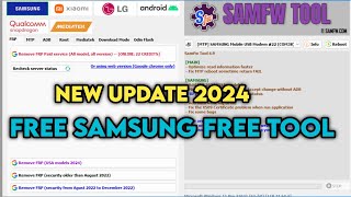 Samfw Frp Tool How To Use  Samfw Tool New Version 2024 [upl. by Nettirb]