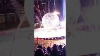 Shrine Circus 2018 motorcyclist  1 in cage [upl. by Kunin]