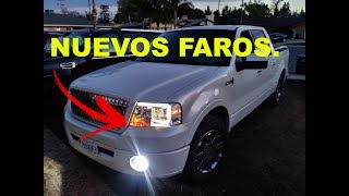 06 LINCOLN MARK LT  NEW HEADLIGHTS  PROJECTOR LIGHTS LED [upl. by Leinod]