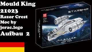 Mould King 21023  UCS Razor Crest  Aufbau Teil 2 [upl. by Rufina]