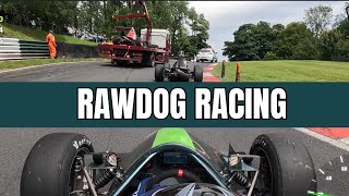 Full Race Onboard with Crash Cadwell Park MiniNürburgring F1000 Singleseater [upl. by Parnas941]