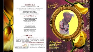 Celebration of Life Rexford Lucene Fitzroy Greenaway September 21st 2024 [upl. by Aciemaj]