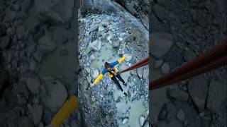 Canyon Swing in Grindelwald travel switzerland canyon grindelwald bungeejumping shorts [upl. by Quickman]