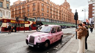 Sloane Street  Chelsea to Harrods  London Walking Tour 4K [upl. by Notlek]