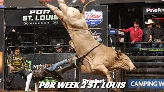 PBR WEEK 2 ST LOUIS  TOP WRECKS amp RIDES [upl. by Atenik508]