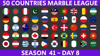 50 Countries Marble Race League Season 41 Day 810 Marble Race in Algodoo [upl. by Nonnahc558]