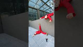 Money Heist vs Police 143 moneyheist parkour police escape shorts hctofficial [upl. by Avera]