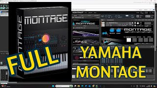 Librería Yamaha Montage para Kontakt 🛑 [upl. by Anidene898]