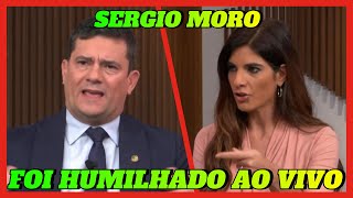 Sergio Moro tenta atacar Lula e é detonado ao vivo pela jornalista Andréia Sadi [upl. by Broder]