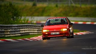 Mi primera vuelta a Nürburgring Nordschleife Touristenfahrten 1032 BTG Renault 19 04092019 [upl. by Streeter]