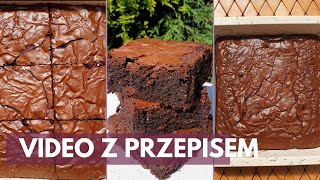 Przepis na pyszne mocno czekoladowe brownie [upl. by Gesner]