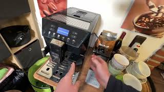 How to first startup Delonghi Eletta Evo ECAM setting up the appliance DIY [upl. by Peters889]