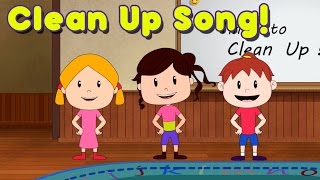 Clean Up Song for Children  by ELF Learning [upl. by Annoya859]