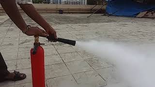 Demo CO2 2 kg How to use CO2 type Fire Extinguisher Safety First [upl. by Cowley297]