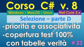 Corso C 8 da zero ITA WinMacLinux  23 struttura selettiva  parte D [upl. by Anyd]