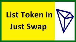 List Token in JustSwap by Providing Liquidity  TronExpert io [upl. by Alaaj812]