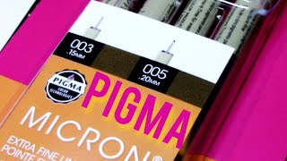 Pigma Microns  The Best FineLine Pen [upl. by Areval437]