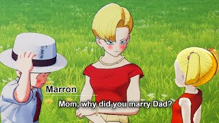 DBZ Kakarot Android 18 Asked Why She Married Krillin [upl. by Akimehs]