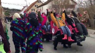 Fasnet Umzug Trochtelfingen Roller Coaster [upl. by Wilfrid]