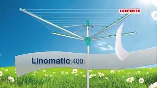 Leifheit Linomatic 400 Easy Rotary Clothesline [upl. by Sibel278]