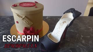 Escarpin louboutin en sucre comme la vraie taille réelle [upl. by Schindler]