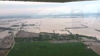 Birds PointNew Madrid Floodway Aerial Video [upl. by Ahsykal995]