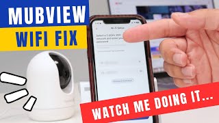 Mubview camera not connecting to WiFi [upl. by Nilhtac629]