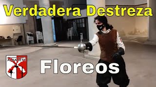 🔰 Verdadera Destreza Española Floreos con Ropera y Daga ⚔ [upl. by Ahtnams]