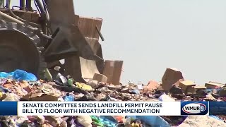 Senate committee sends landfill permit pause bill to floor with negative recommendation [upl. by Esilehc]